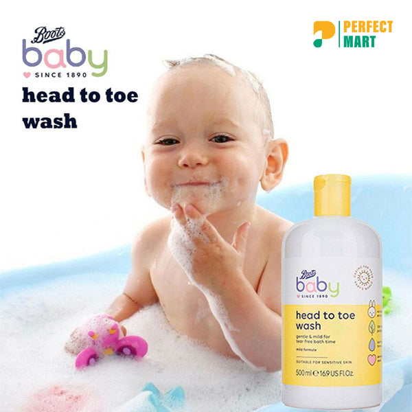 Boots Baby Head to Toe Wash – 500 ml (UK)