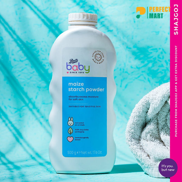 Boots Baby Maize Starch Powder From 0+Months 500 gm