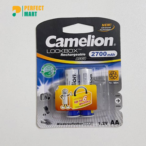 Camelion AA 2700mAh 1.2V Rechargeable Battery (2 Pcs Pack)