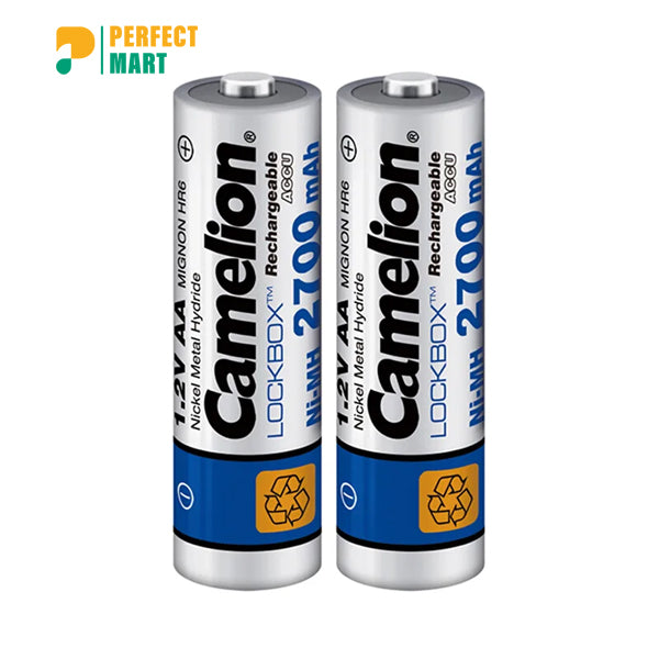 Camelion AA 2700mAh 1.2V Rechargeable Battery (2 Pcs Pack)
