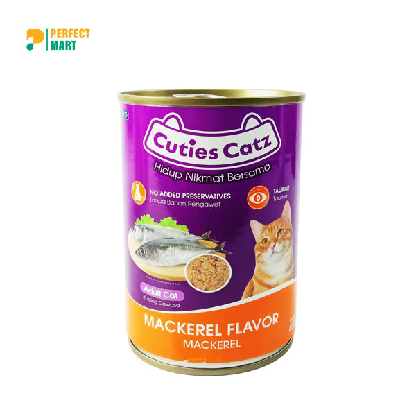 Cuties Catz Adult Canned Mackerel 400g