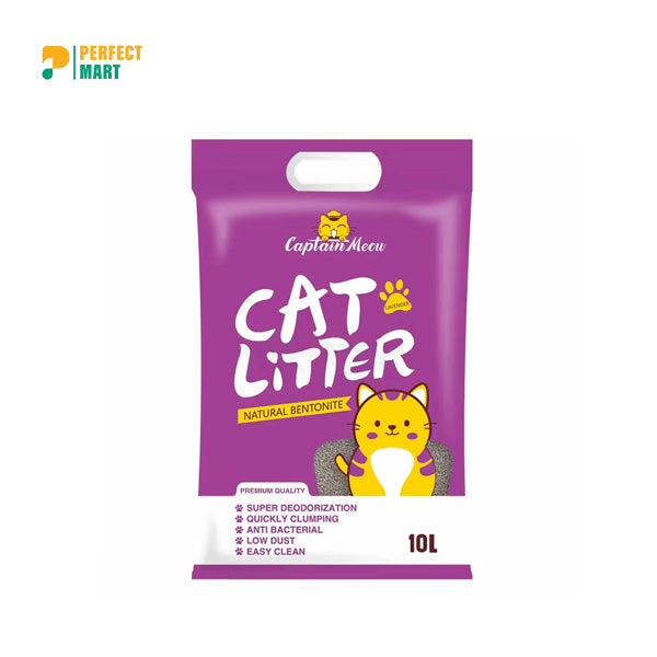 Captain Meow Cat Litter (Lavender) 10L