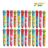Cartoon Printed 10 In 1 Multicolor Ball Pen