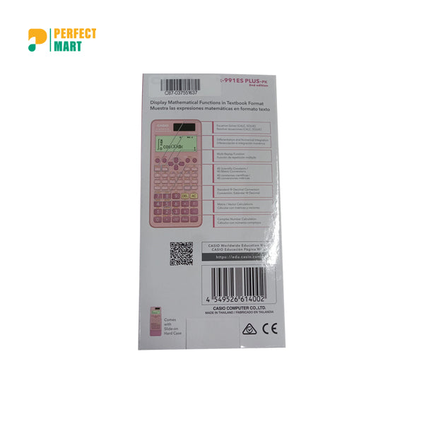 Casio Scientific Calculator (2nd edition) Pink - fx-991ES Plus-2