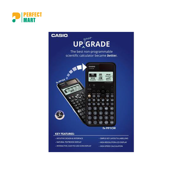 Casio FX-991CW Scientific Calculator - Black