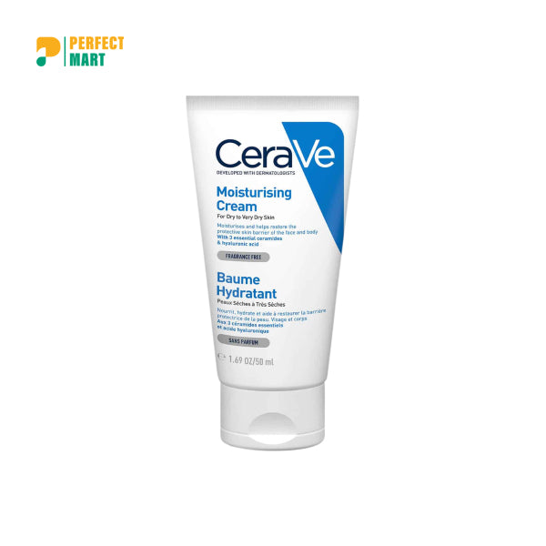 CeraVe Moisturizing Cream 50ml (Dry To Very Dry)