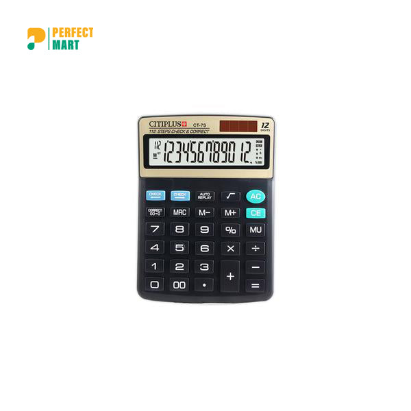Citiplus Check And Correct Series Electronic Calculator - CT-7S