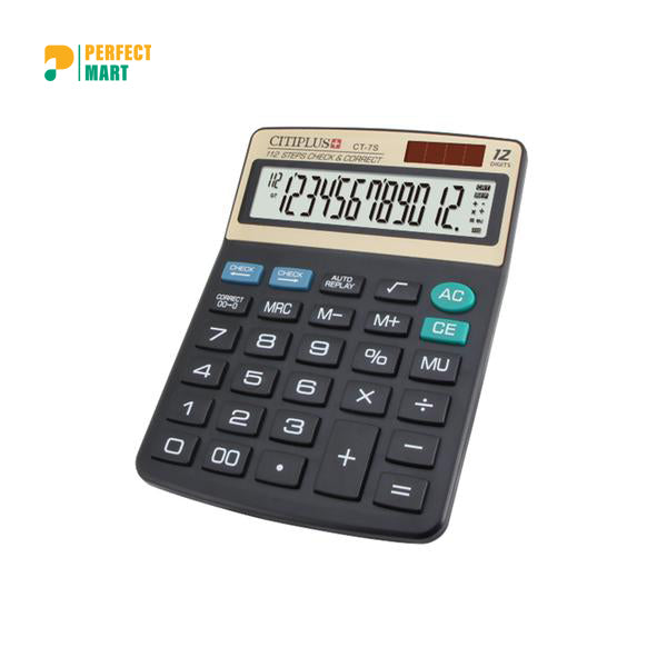 Citiplus Check And Correct Series Electronic Calculator - CT-7S