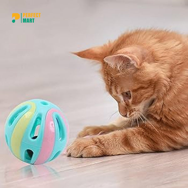 Colorful Ringing Ball Toy for Cat (1 Pcs)
