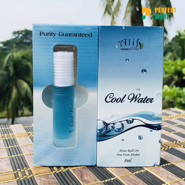 Alif Cool Water Attar - 8ml