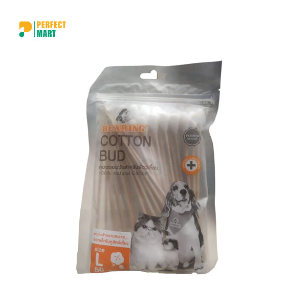 Cotton Bud For Pet (Size-L) - 50 pcs