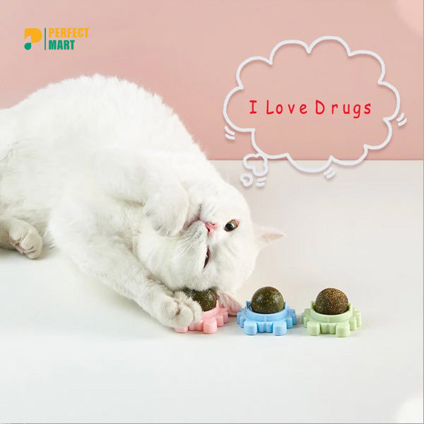 Crab Shape Natural Catnip Balls for Pet Cat