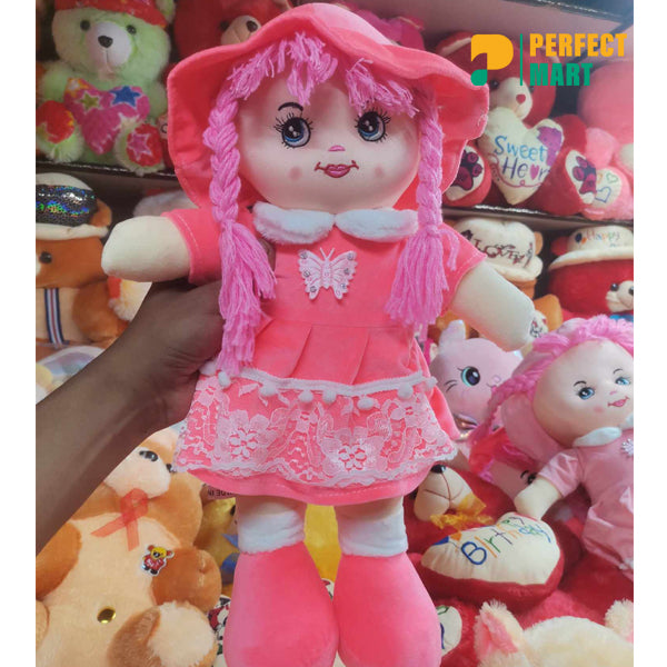 Cute Looking Smiling Doll for Kids with Cap and Hair