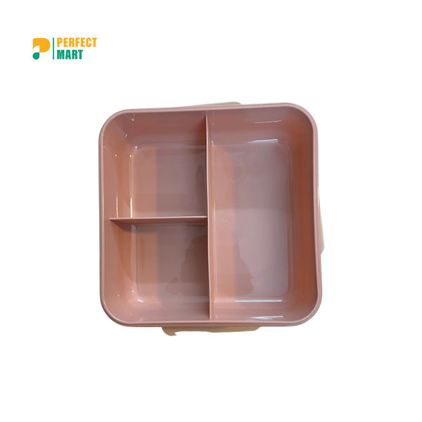 Cute Mini Steel Leak Proof Lunch Box With Spoon And Scissor