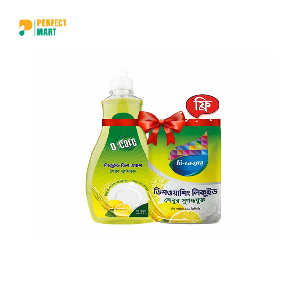 D-Care Dish Washing Liquid 500ml (Buy1 Get250ml Free)