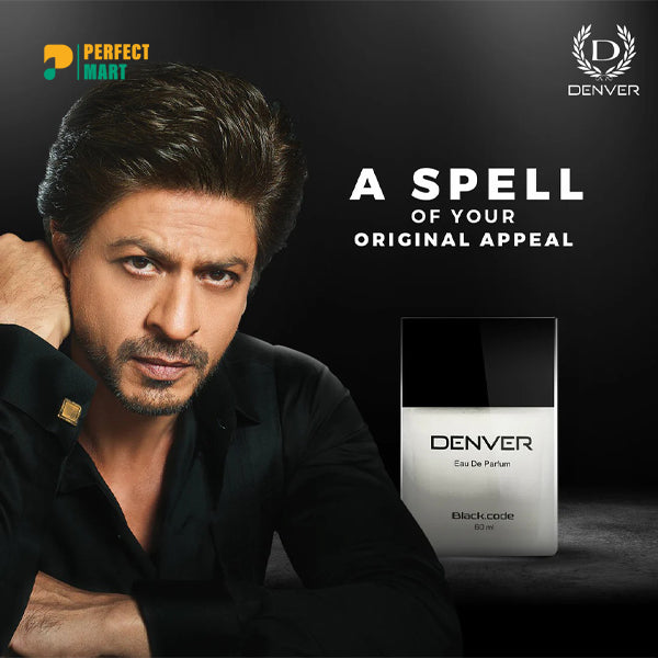 Denver Black Code Perfume Eau de Parfum - 60ml