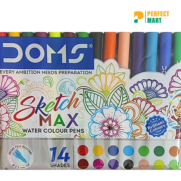 DOMS Sketch Color Pen Max - 14Pcs