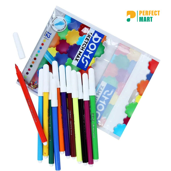 DOMS Sketch Color Pen Max - 14Pcs