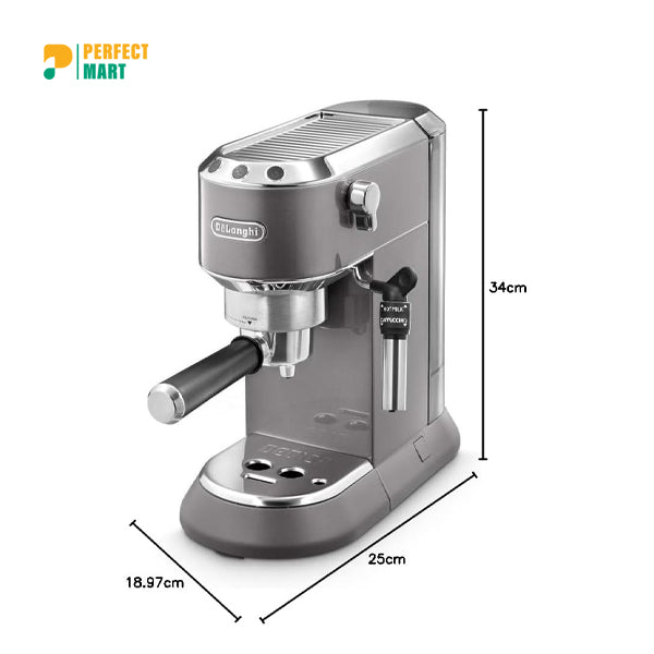 De’Longhi EC785.GY Dedica Metallics Manual Espresso Coffee Maker