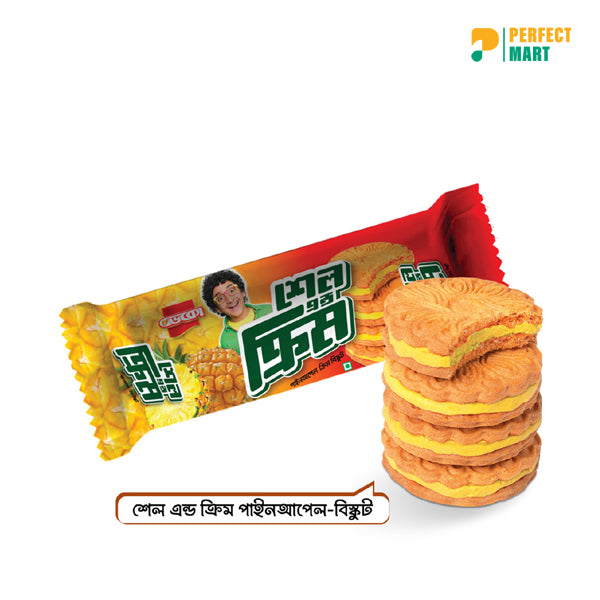 Dekko Shell & Cream Pineapple Biscuits 42gm