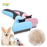 Deshedding Hair- Fur Remover Brush for Pet Cat & Dog