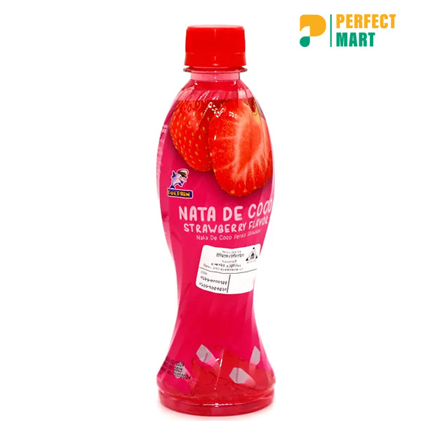 Dolphin Nata De Coco Strawberry Drink 350ml