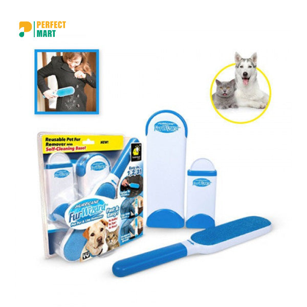Double Sided Hair Fur Remover Cleaner Brush Portable