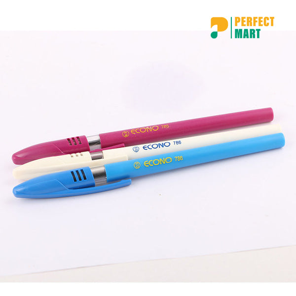 Econo 786 Ball Pen Black Ink - 10 Pcs