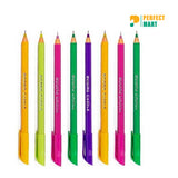 Econo Castle Multi Color Body Pencil Pen - Black Ink - 1 Box