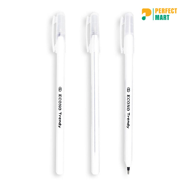 Econo DX Teen Ball Pen Black Ink - 10 Pcs