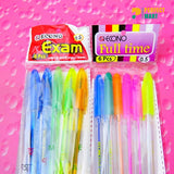 Econo Full Time Ball Pen Black Ink - 6 Pcs