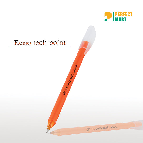 Econo Student Ball Pen Black Ink - 10 Pcs