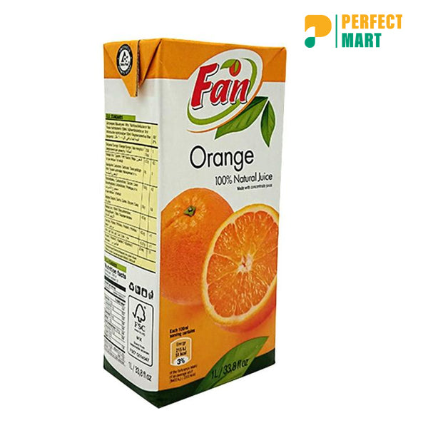 Fan Orange 100% Natural Juice 1 Ltr.