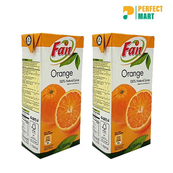 Fan Orange 100% Natural Juice 1 Ltr.