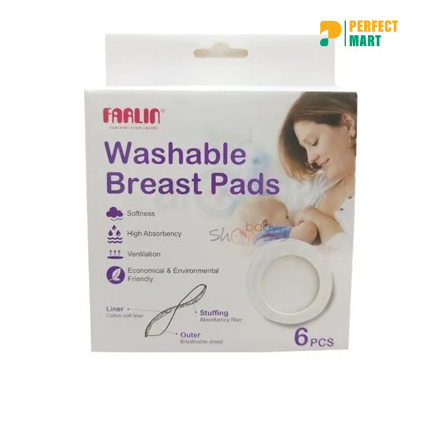Farlin Washable Breast Pad 6 Pcs - BF-632