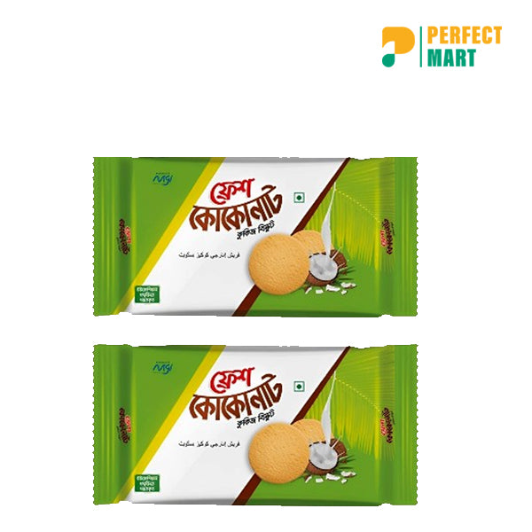 Fresh Coconut Cookies Biscuit 80gm