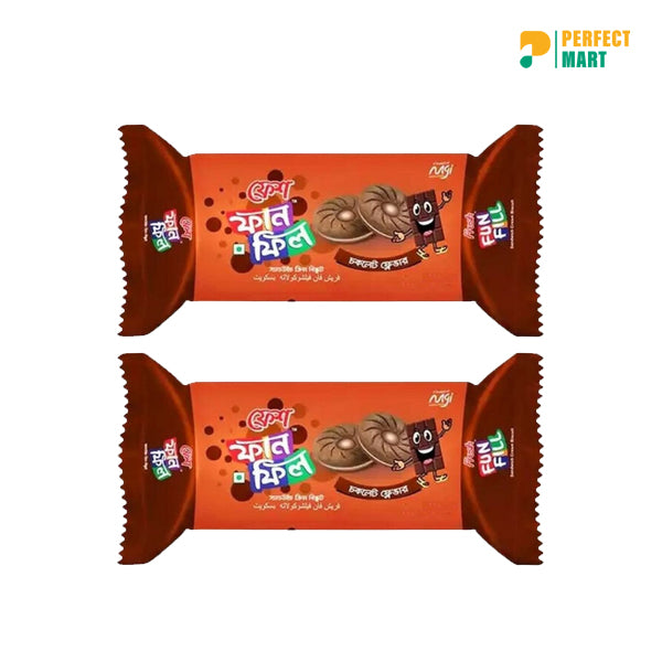 Fresh Fun Fill Sandwich Chocolate Cream Biscuit 36gm