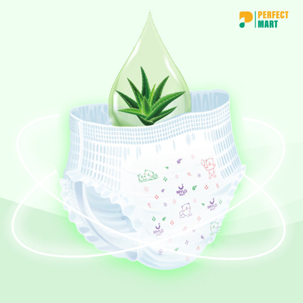 Fresh Happy Nappy Pant System Baby Diaper (M Size) (7-12Kg)