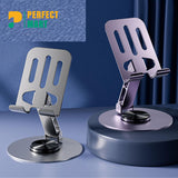 Full Metal Folding 360 ° Rotating Desktop Mobile Phone Holder Stand