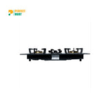 Gazi TG-203 Smiss Tampered Glass Brass Burner LPG Gas Stove