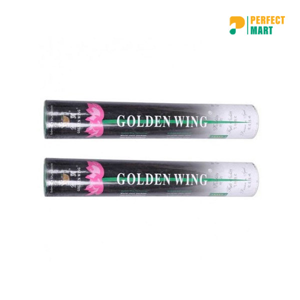 Golden Wing Badminton Shuttles - 12 Pcs