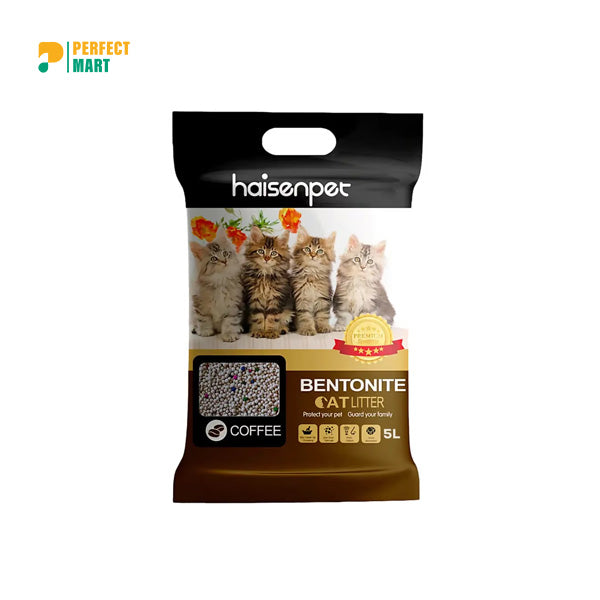 Haisenpet Bentonite Cat Litter Coffee 5L