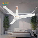 Havells Crista BLDC - 1200mm Dust Resistant coating Remote control Ceiling Fan (Pearl White) H-296