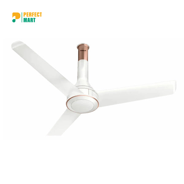 Havells Crista BLDC - 1200mm Dust Resistant coating Remote control Ceiling Fan (Pearl White) H-296