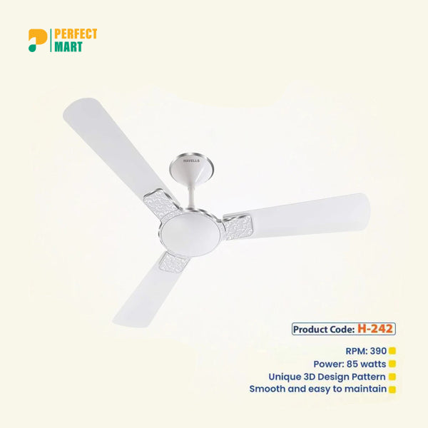 Havells ENTICER HUES 56" Ceiling Fan White H-242