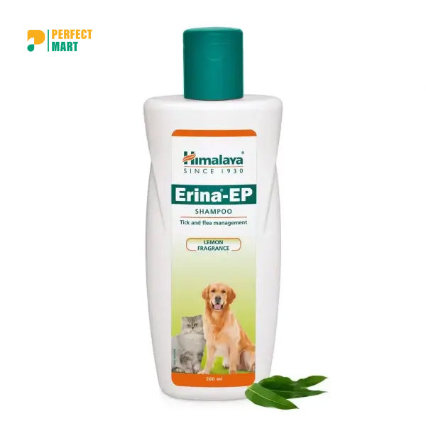 Himalaya Erina Ep Flea & Tick Control Shampoo For Dog & Cat - 200ml Bottle
