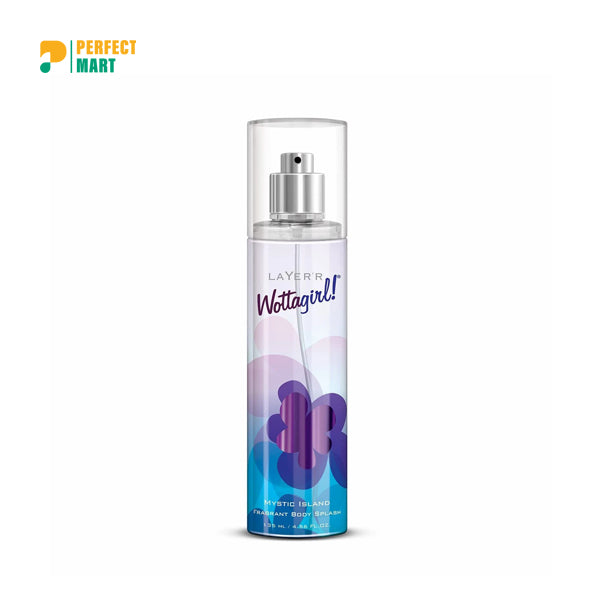 Layer'r  Wottagirl Shot Mystic Island Body Mist For Women – 135 ml