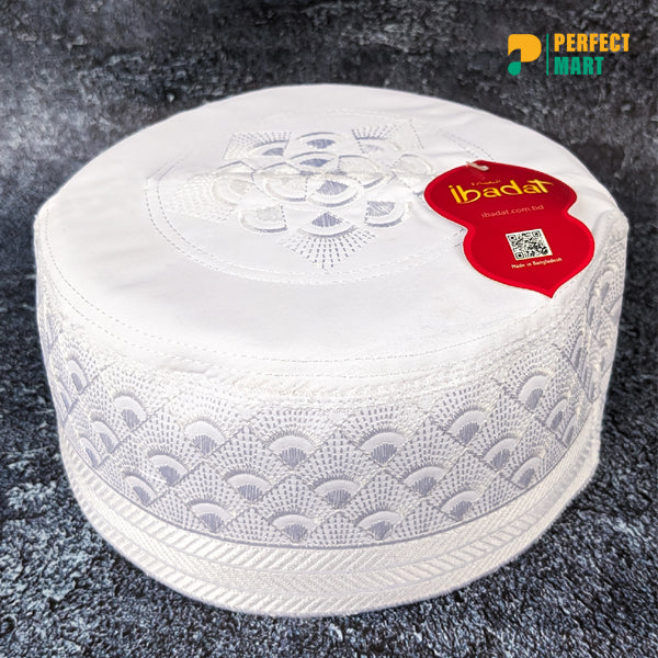 Ibadat Bogies Tupi Waifi Design - White