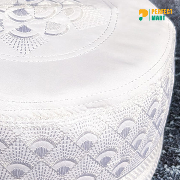 Ibadat Bogies Tupi Waifi Design - White