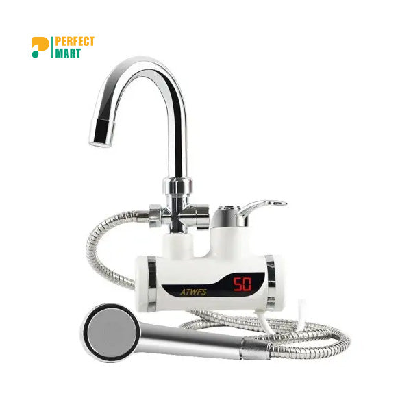 Instant Electric Hot Water Tap With Hand Shower